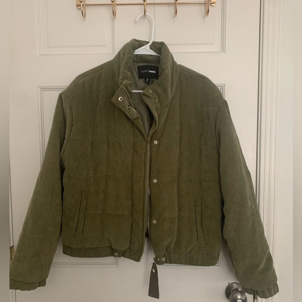 Green Puffer Jacket